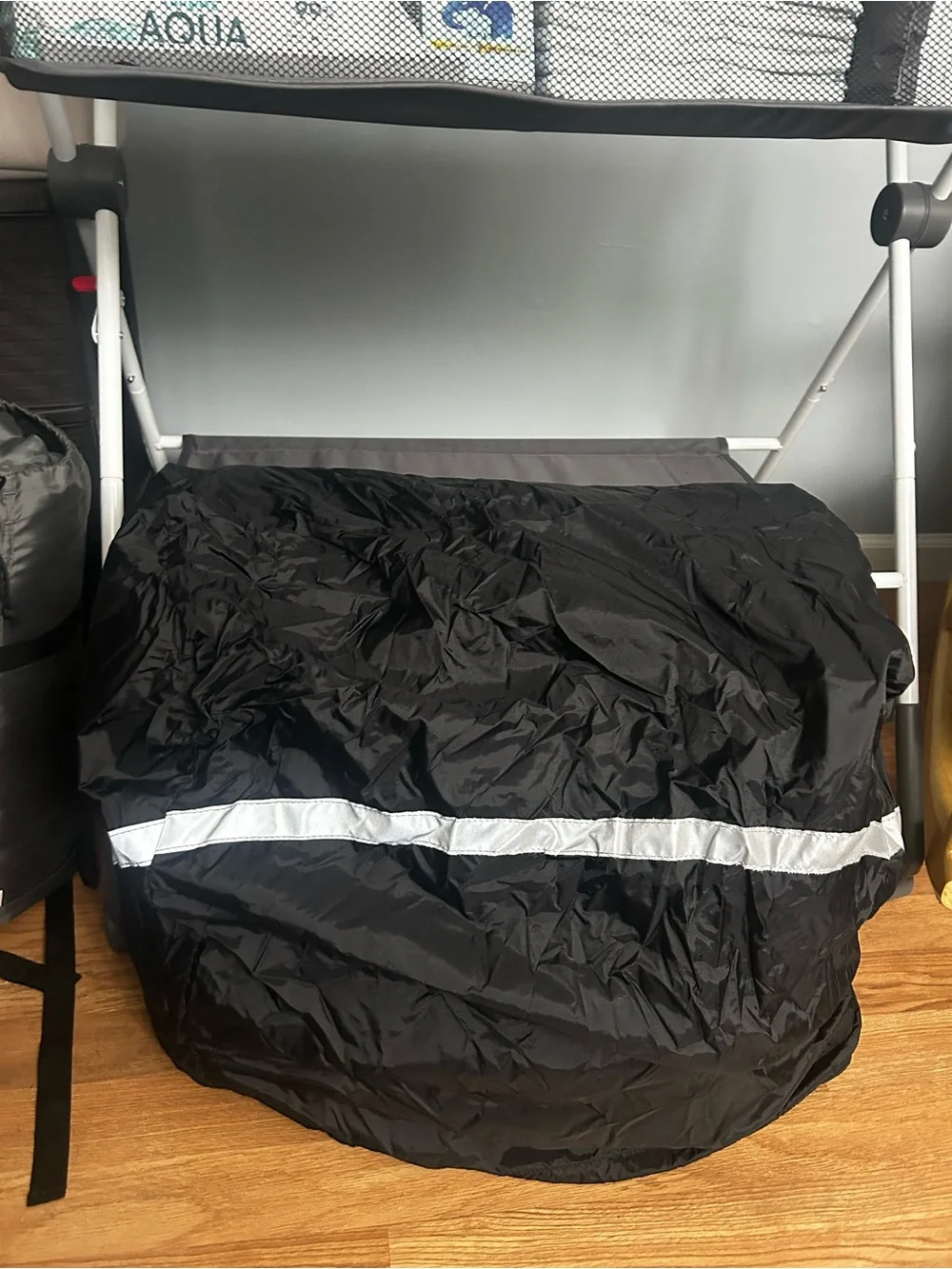 Harley-Davidson Black Duffel Bag with White Trim
